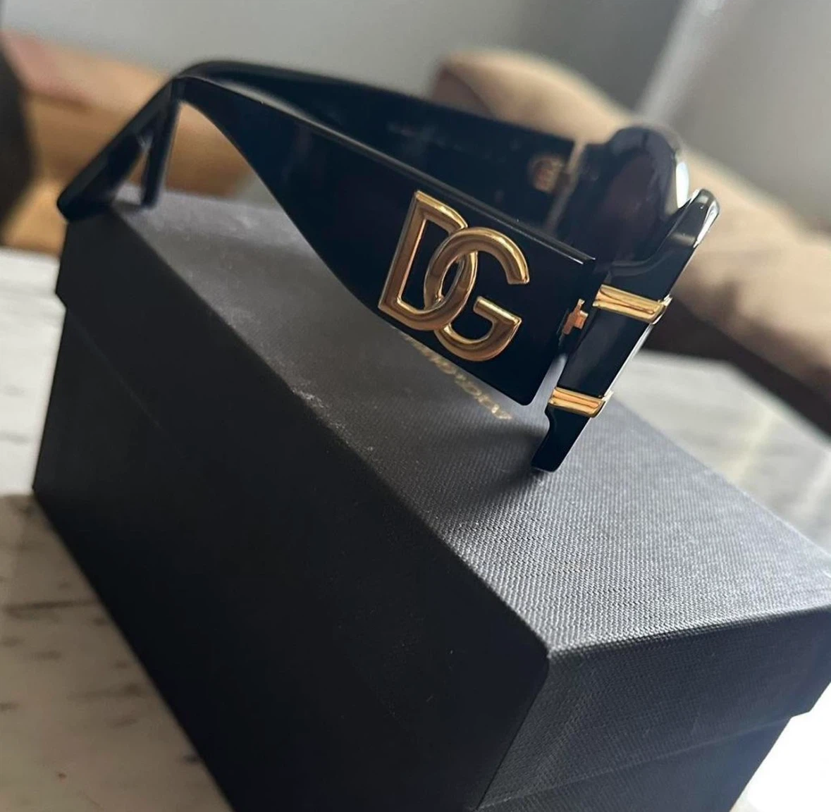 Dolce & Gabbana Black DG Logo Sunglasses - photo 2