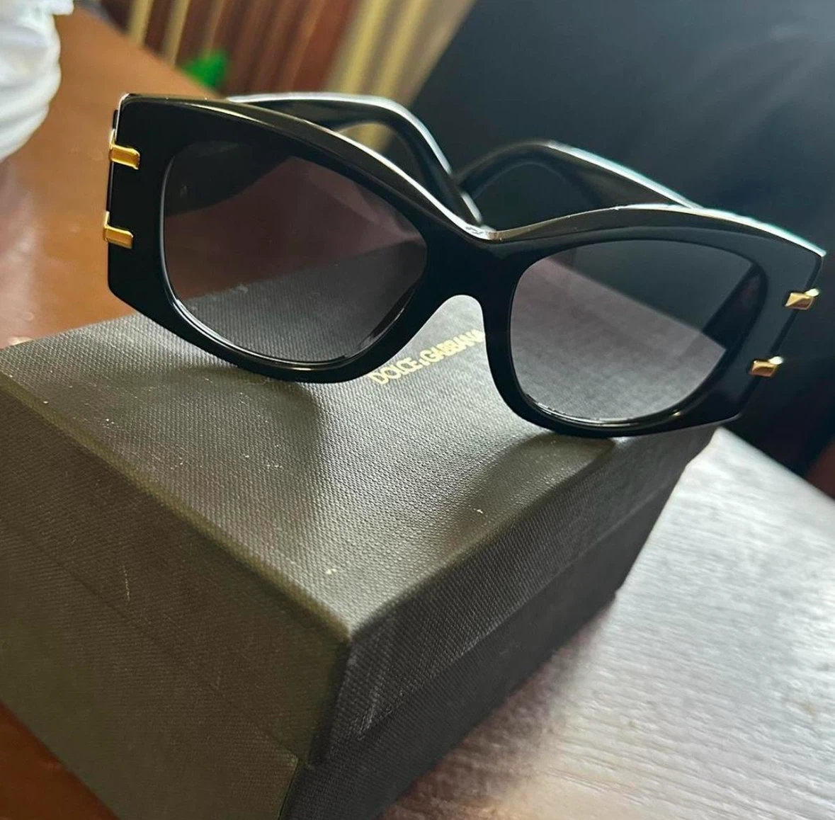 Dolce & Gabbana Black DG Logo Sunglasses - photo 3