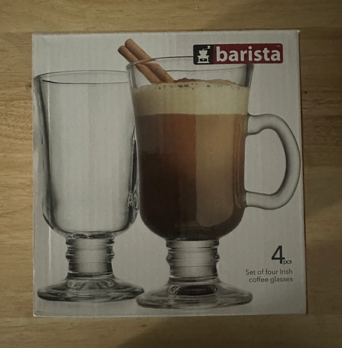 Barista Set of 4 Irish Coffee Glasses