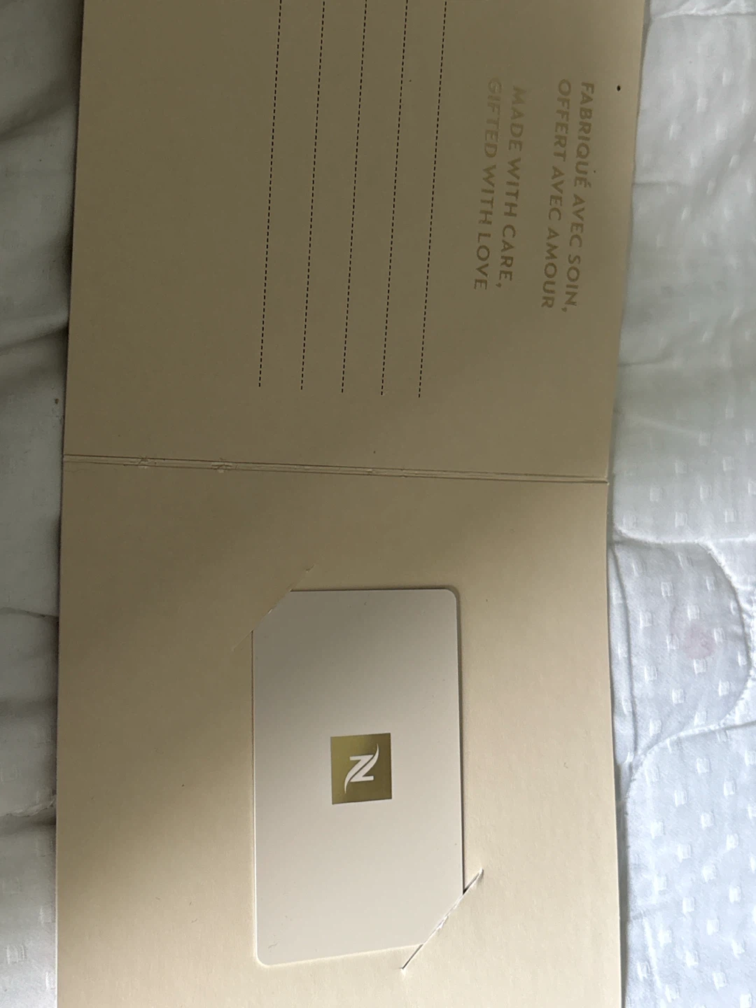 Nespresso Gift Card $50.00