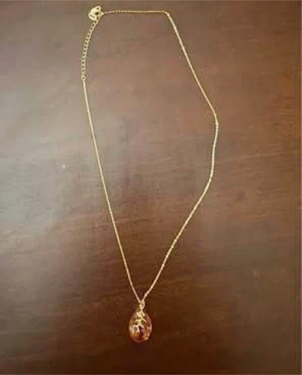 Amber earrings & Amber necklace (New) (Both together for $5) - photo 2