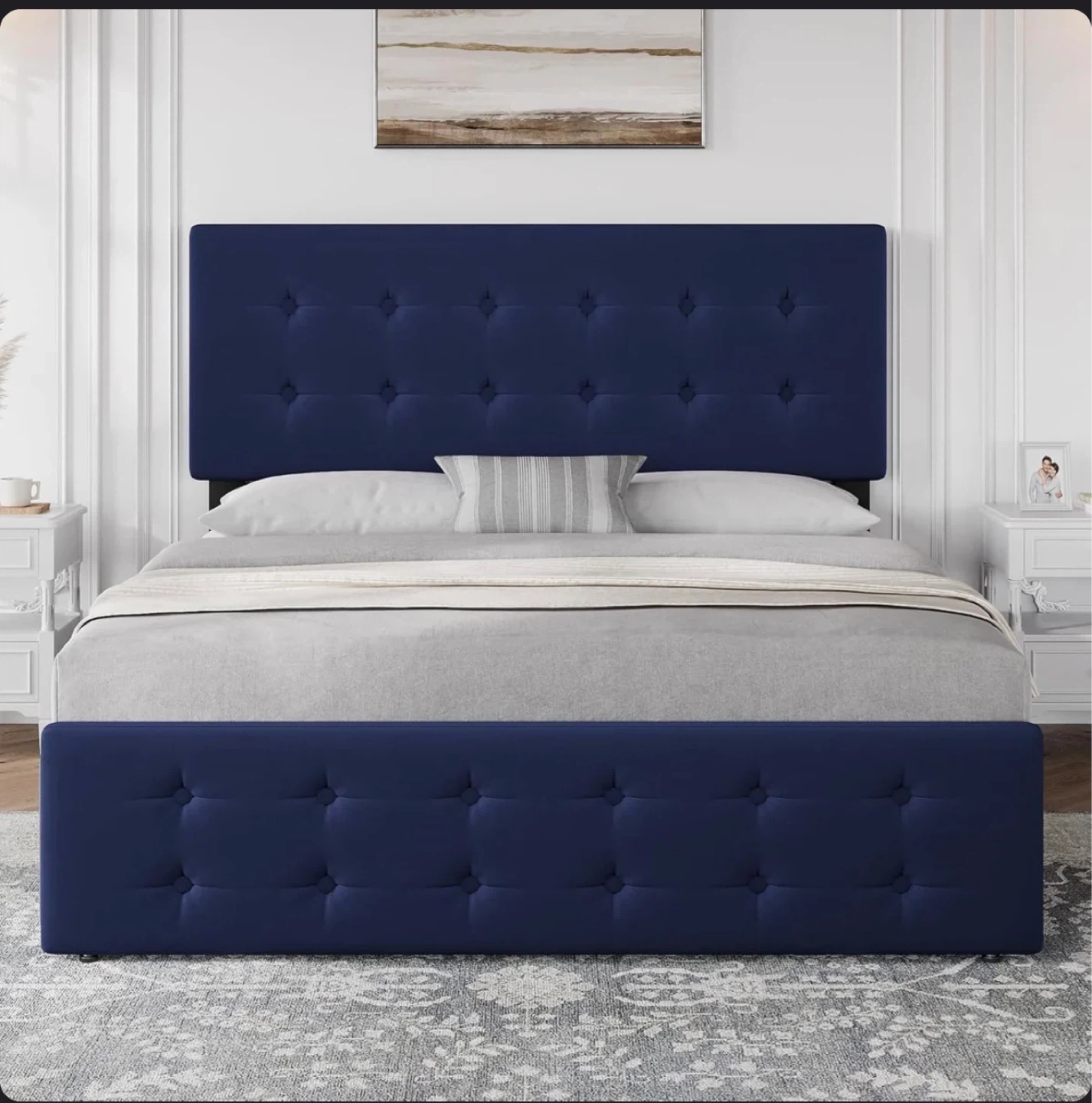 Brand new Double/Full Size Bed with NEW Mattress-Storage Drawers - photo 5