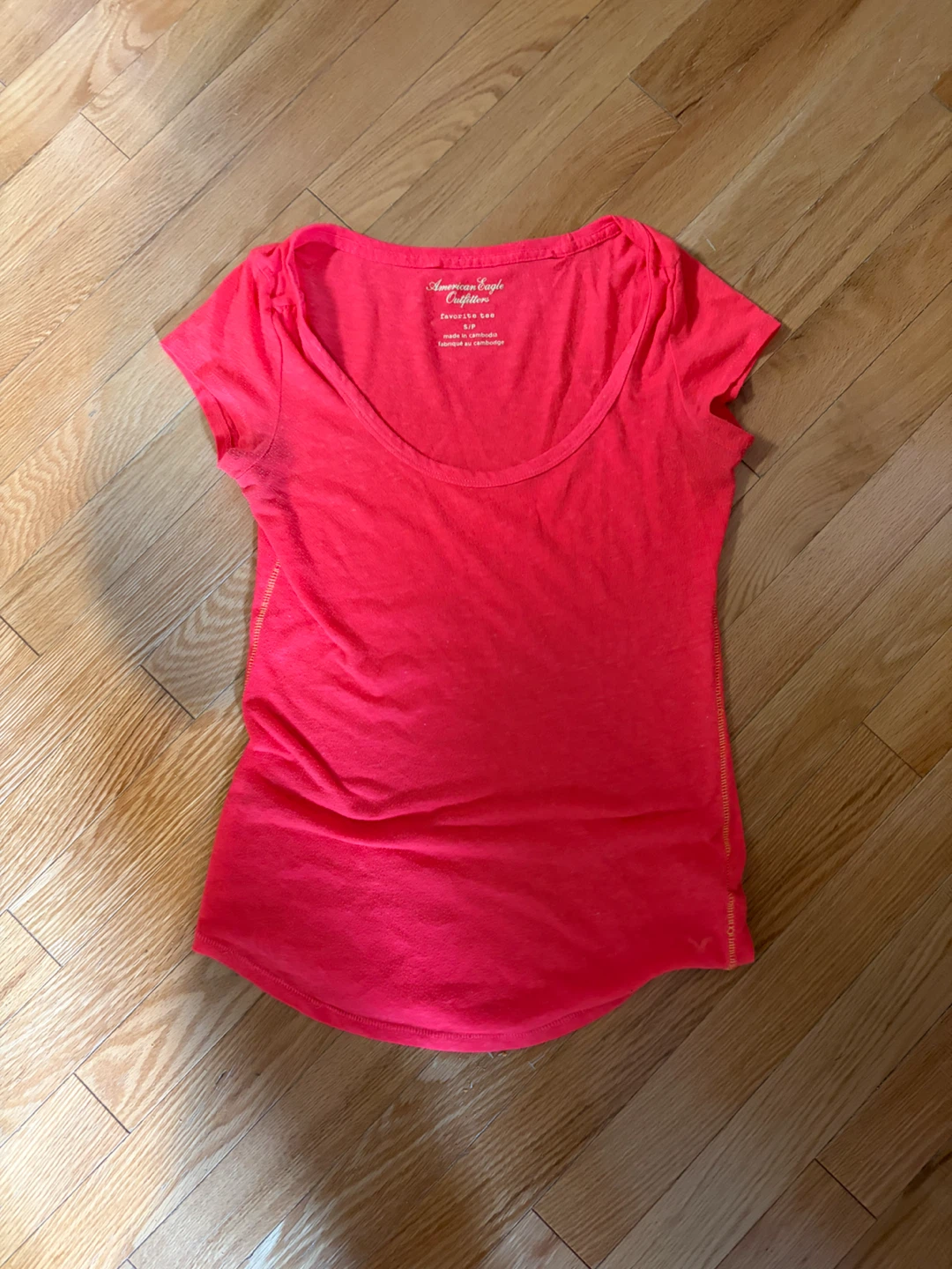 American Eagle Outfitters Pink T-Shirt - Size S/P