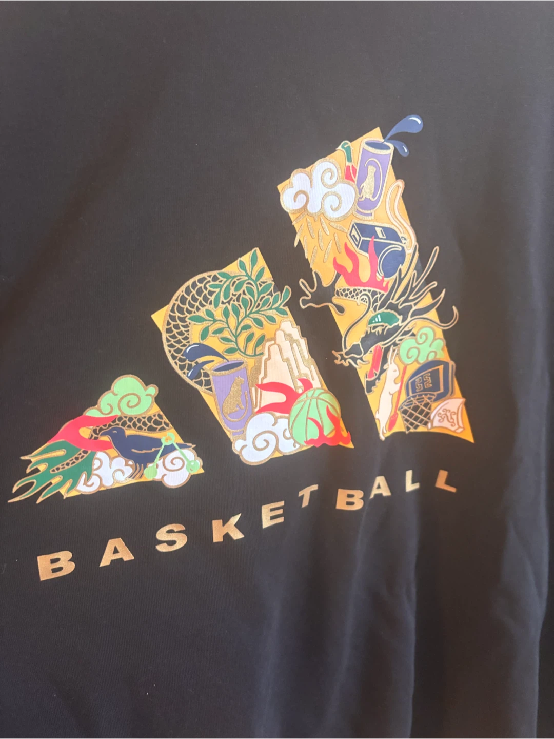 Adidas Originals Chinese New Year Basketball Sweatshirt Large - photo 2