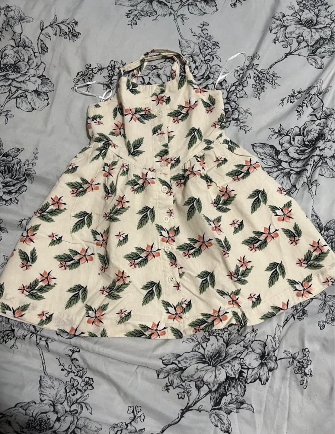 Little Miss Floral Dress - Size 3T