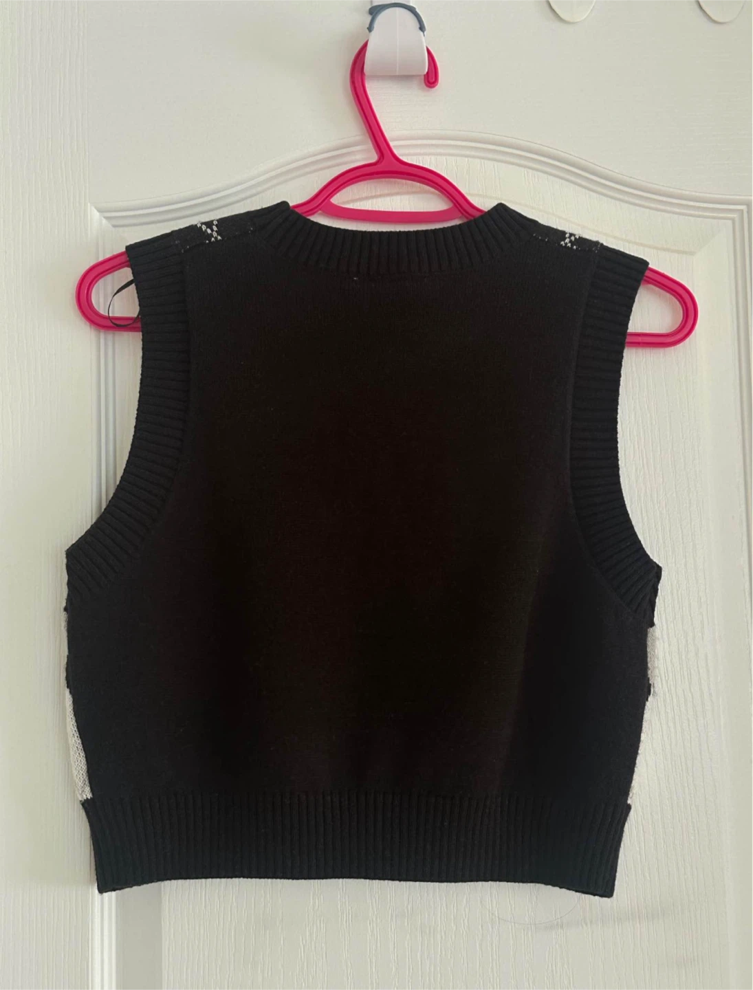 Black & Grey Sweater Vest - photo 2