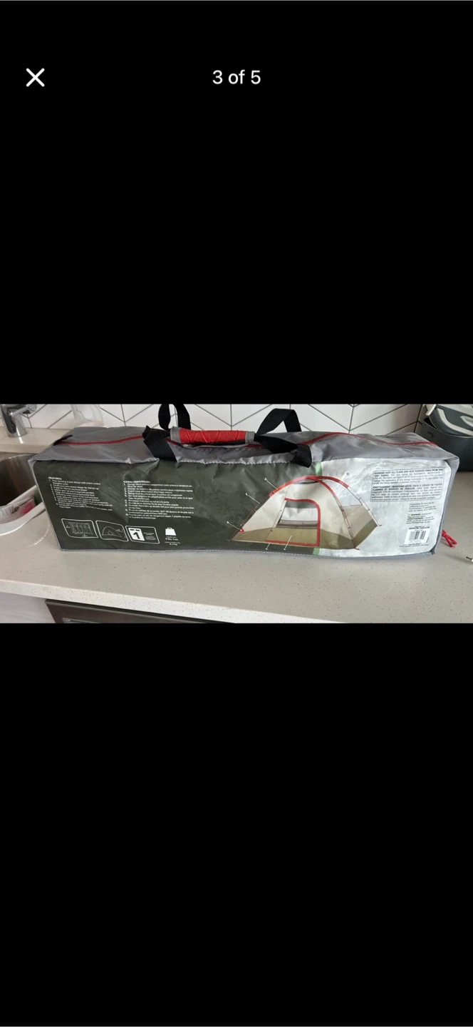 Camping Tent and Air Mattress