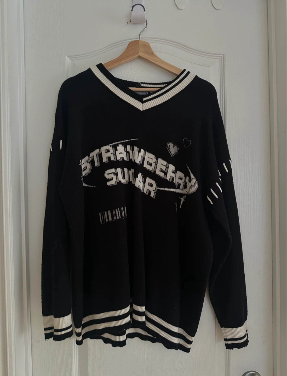 Black V-Neck Sweater