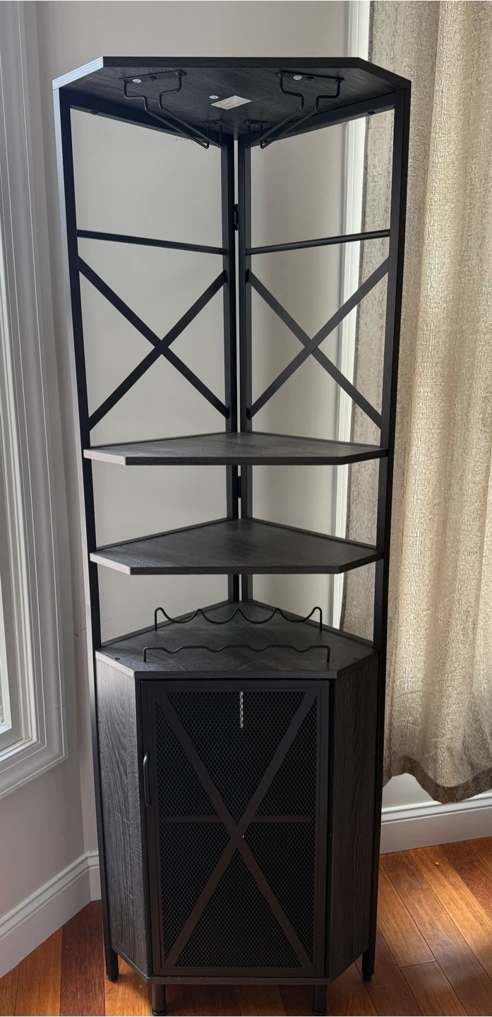 Corner Shelf with Cabinet (2 pc)