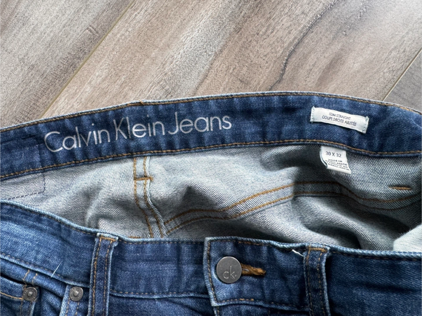 Calvin Klein Jeans Slim Straight Mens Jeans - photo 5