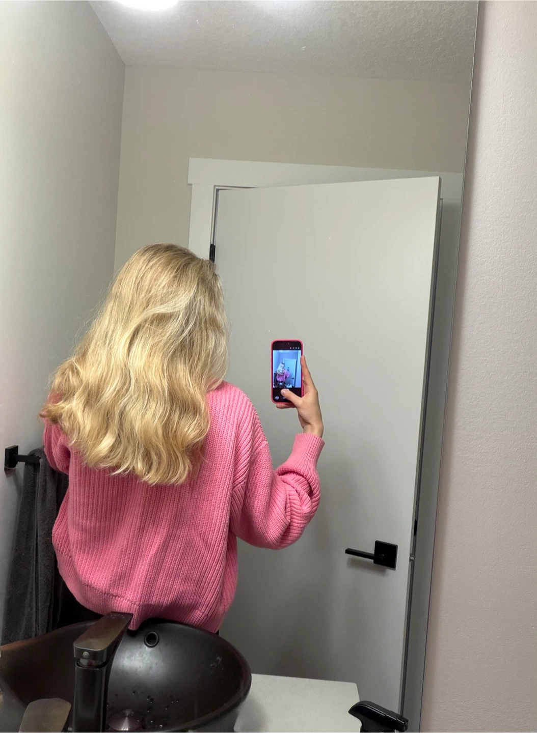 H&M Pink Knit Cardigan Sweater - photo 3