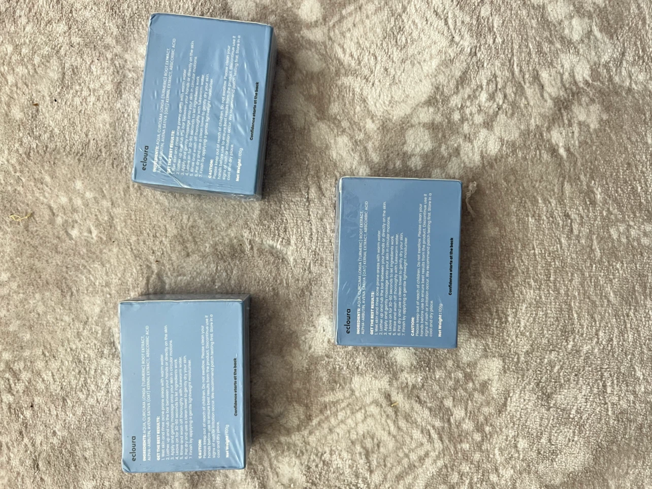 3 pack Ecloura Bacne Out Bar Acne Healing Soap - photo 2