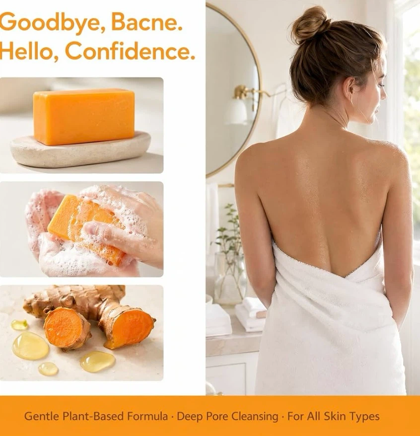 3 pack Ecloura Bacne Out Bar Acne Healing Soap - photo 4