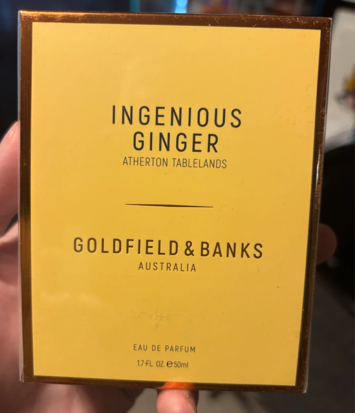 GOLDFIELD & BANKS INGENIOUS GINGER EAU DE PARFUM 50ML NEW IN BOX
