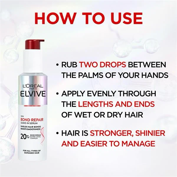 L'Oréal Elvive Bond Repair Leave-In Serum - photo 3