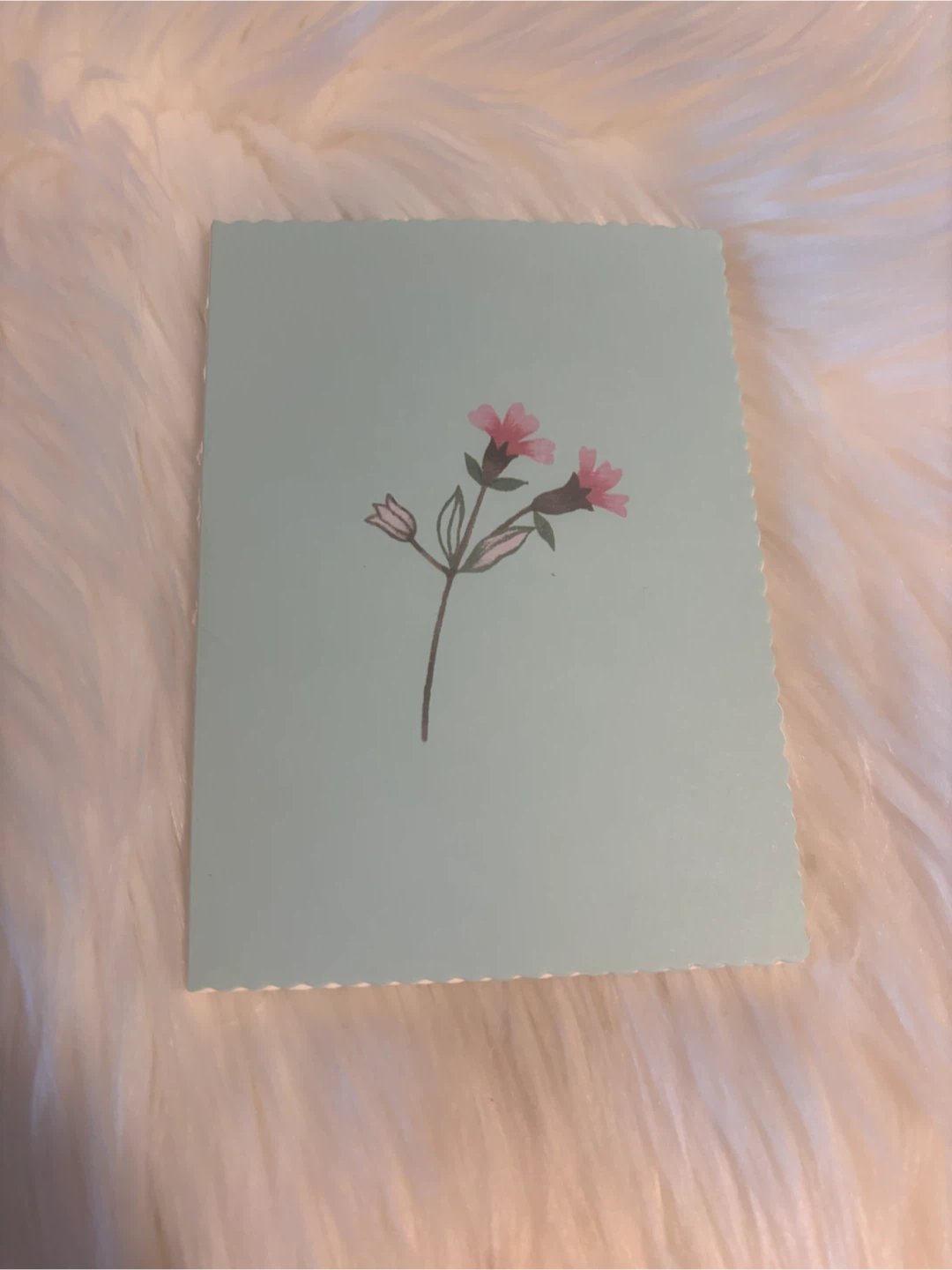 Nota floral mini notebook