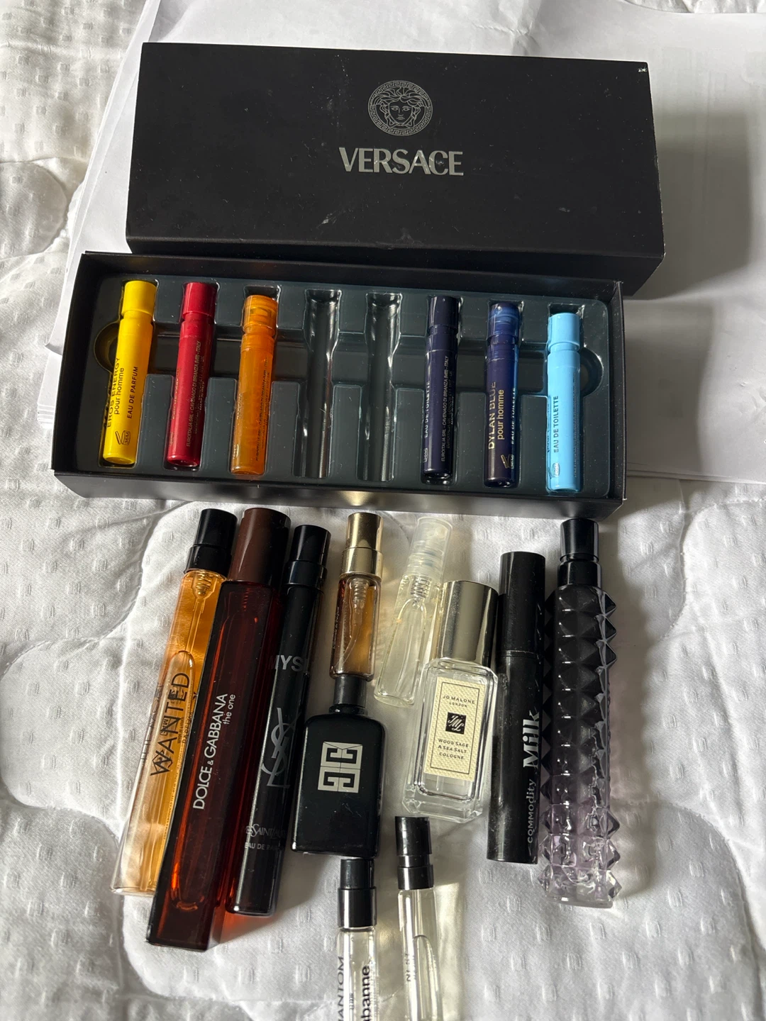 Versace Fragrance Gift Set & Assorted Perfume Samples