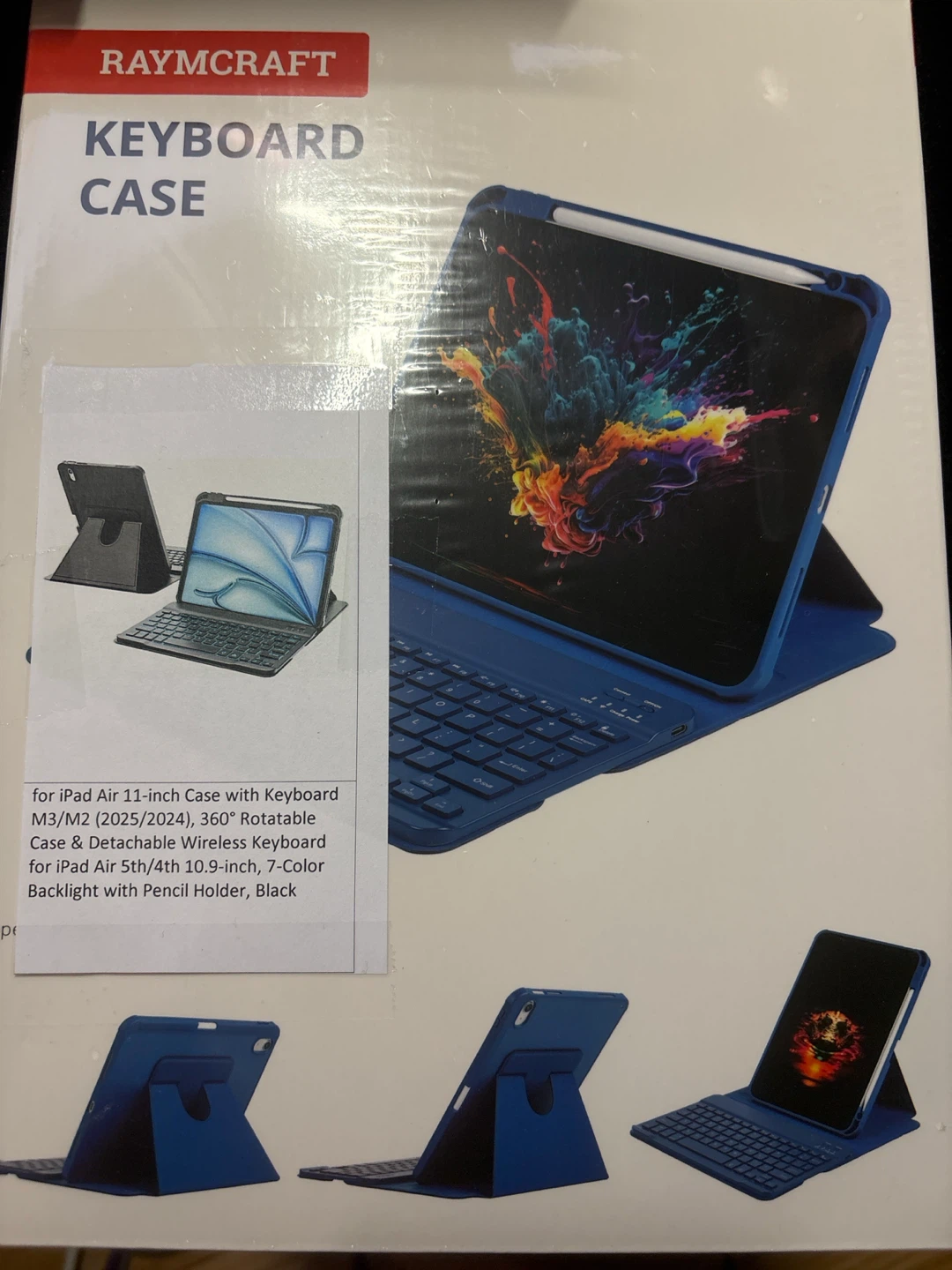 Raycraft Keyboard Case for iPad Air 11-inch