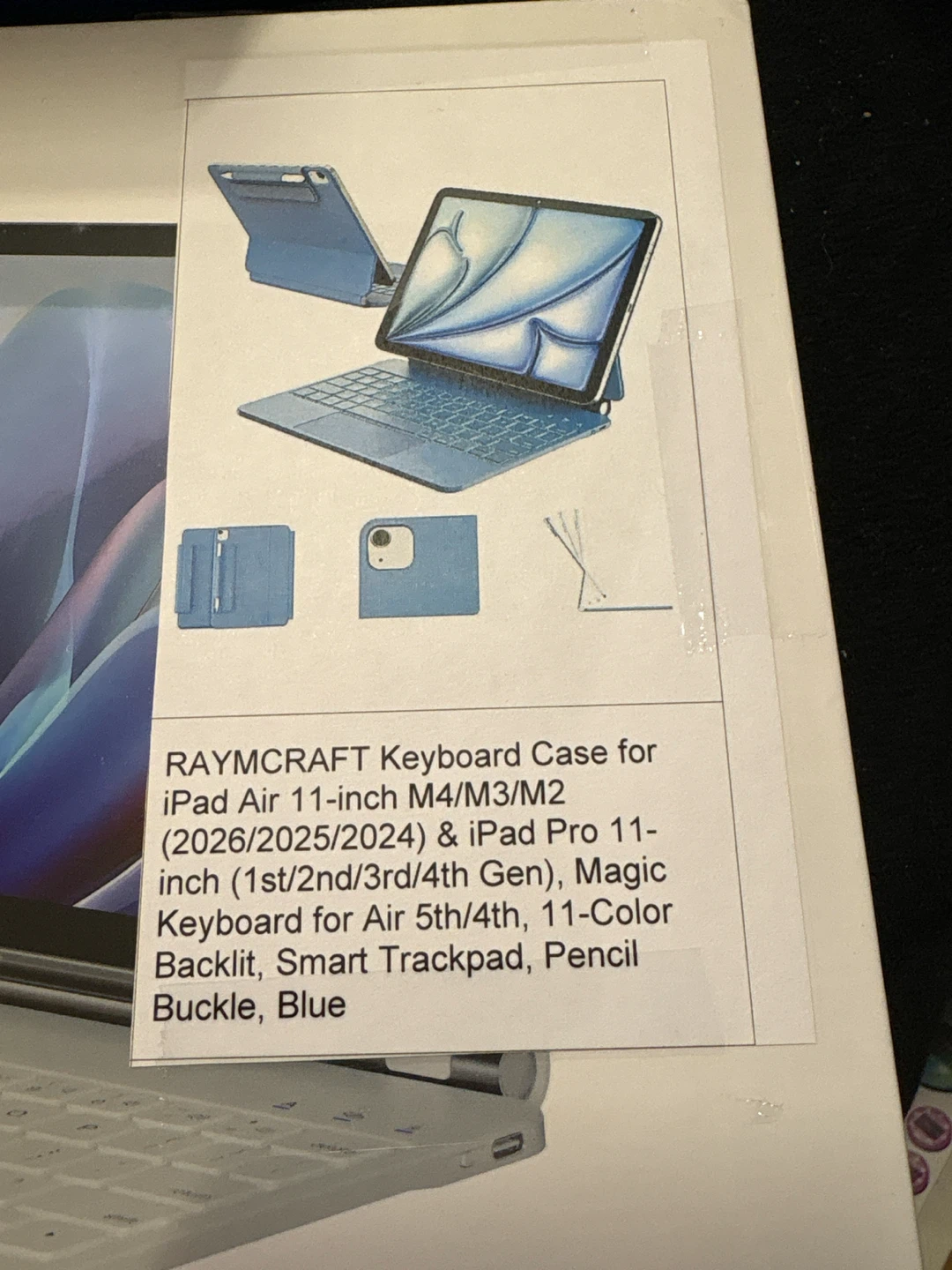 RAYMCRAFT Wireless Keyboard Case for iPad Air/Pro 11-inch - photo 2
