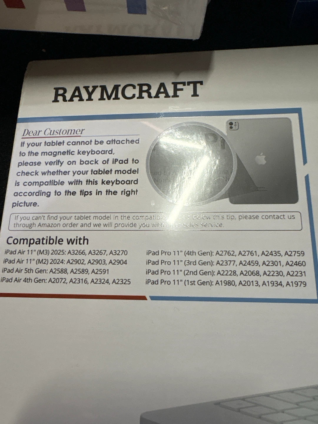RAYMCRAFT Wireless Keyboard Case for iPad Air/Pro 11-inch - photo 3