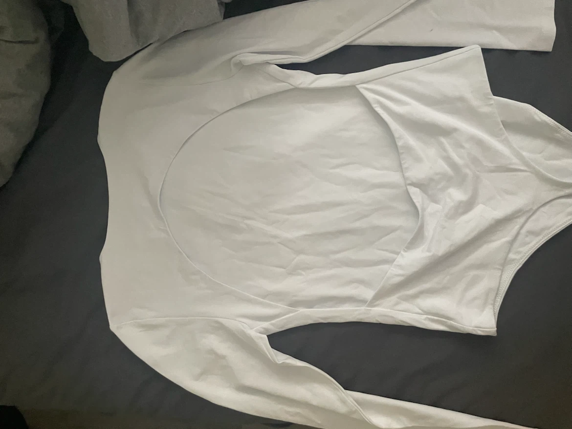 ARITZIA CONTOUR Long Sleeve Bodysuit - White - Large - photo 3