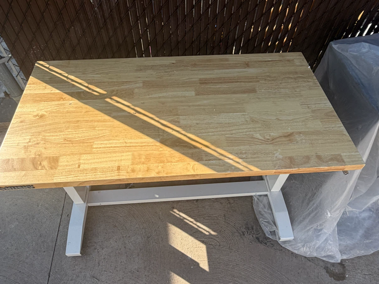 Husky Wood Top Workbench Table - photo 2