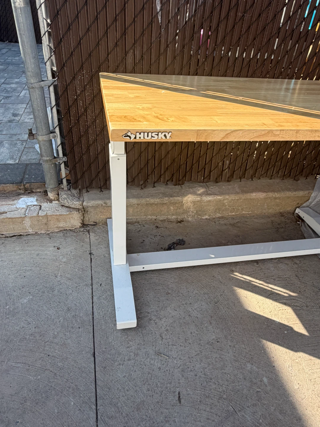 Husky Wood Top Workbench Table - photo 3
