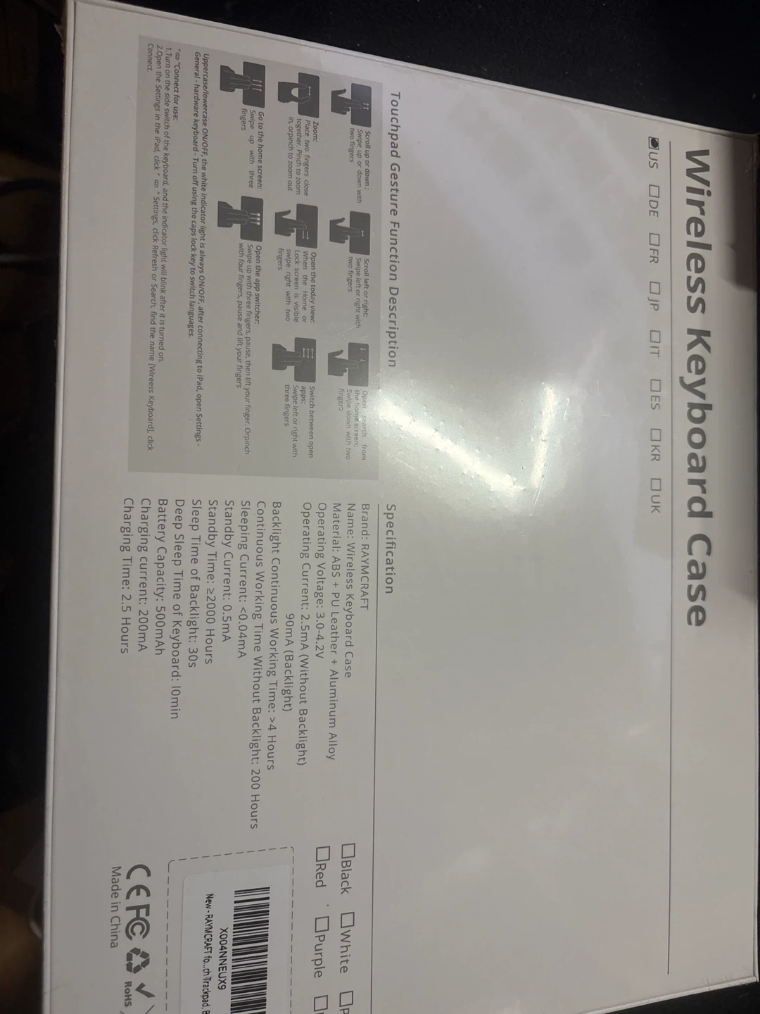 RAYMCRAFT Wireless Keyboard Case - photo 2