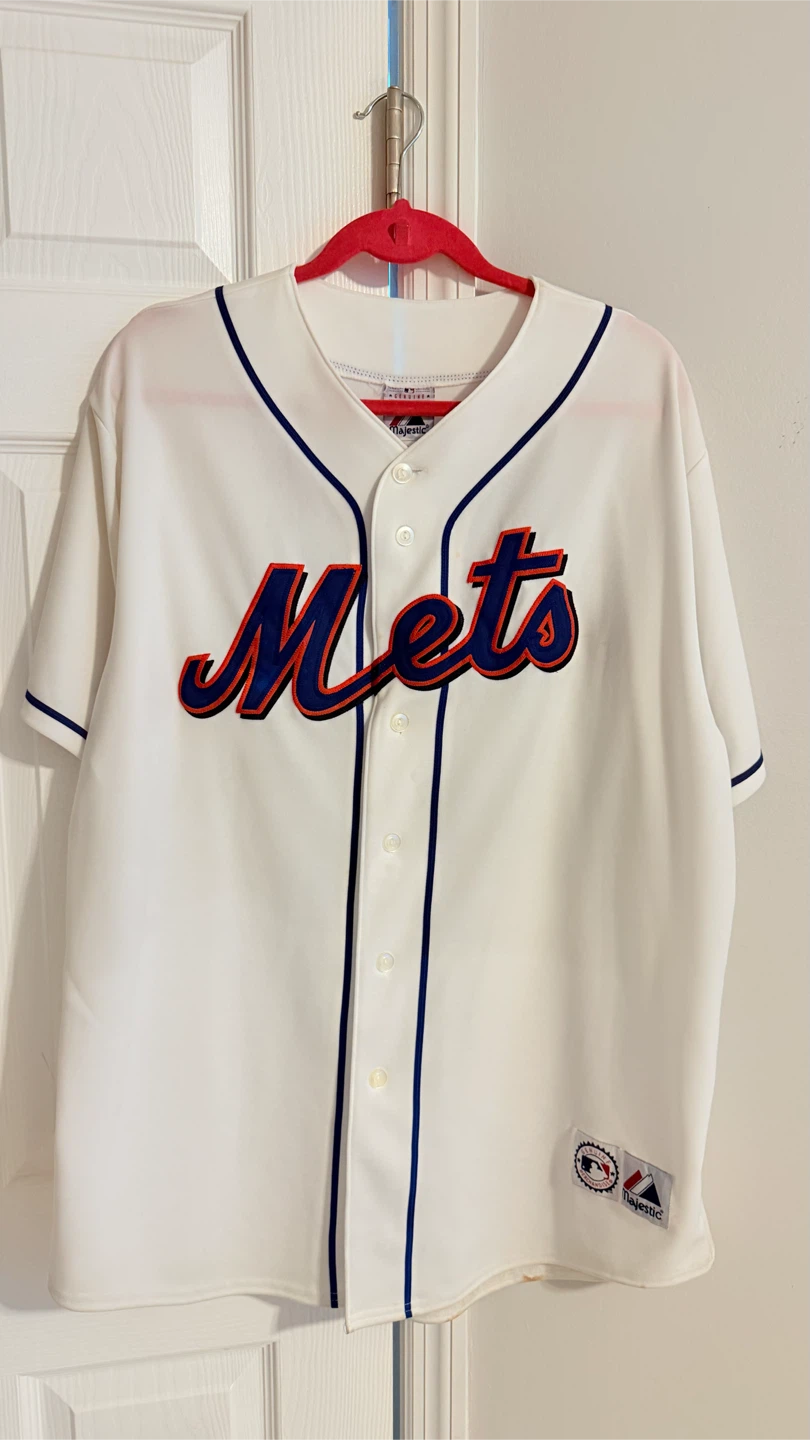 Majestic New York Mets Jose Reyes Baseball Jersey XL