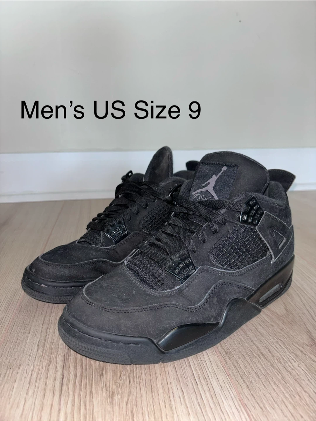 Air Jordan 4 'Black Cat' Men's US Size 9