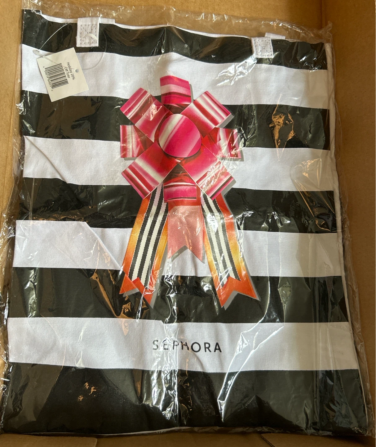 Sephora Tote Bag with Ribbon Detail