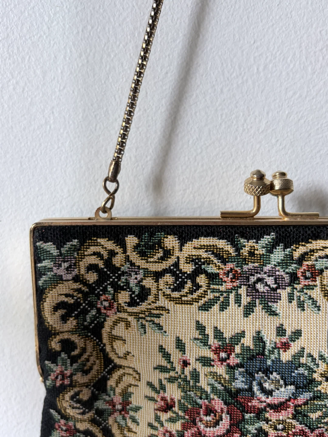 Vintage Tapestry Clutch Evening Bag - photo 3