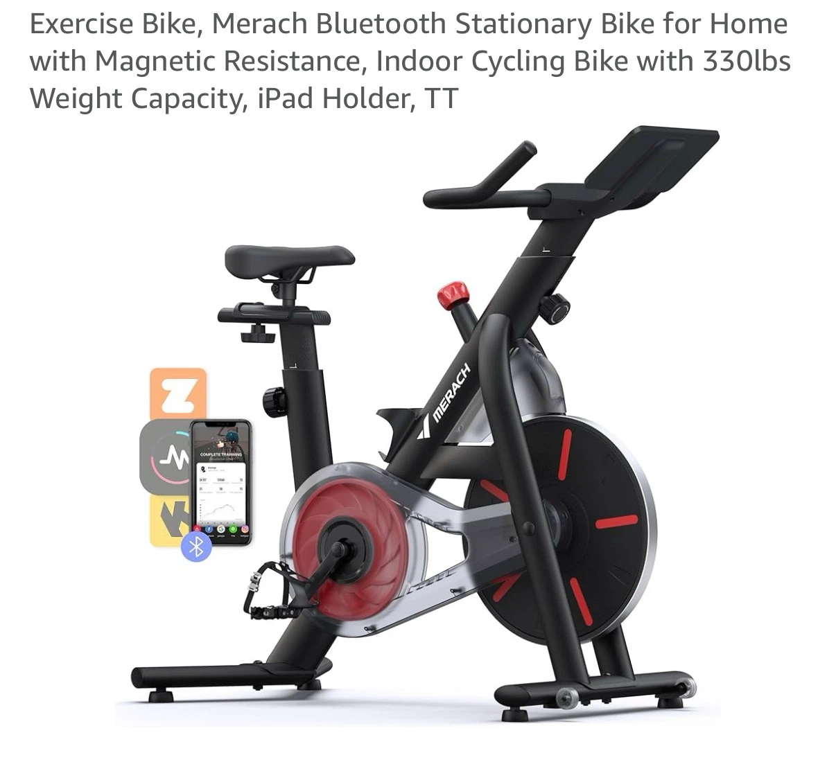 [SALE]MERACH Bluetooth Stationary Exercise Bike