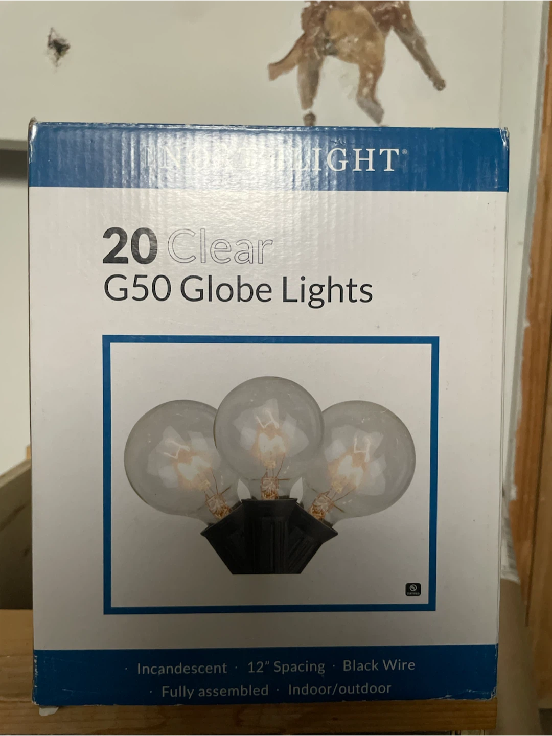 BRIGHT 20 Clear G50 Globe Lights