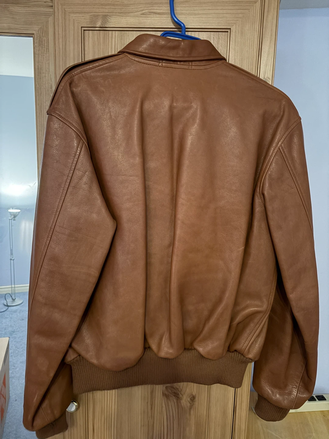 Polo by Ralph Lauren Brown Leather Bomber Jacket - photo 2