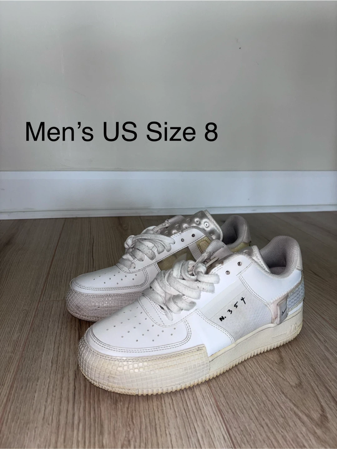 Nike Air Force 1 N354 Sneakers - Men's US Size 8