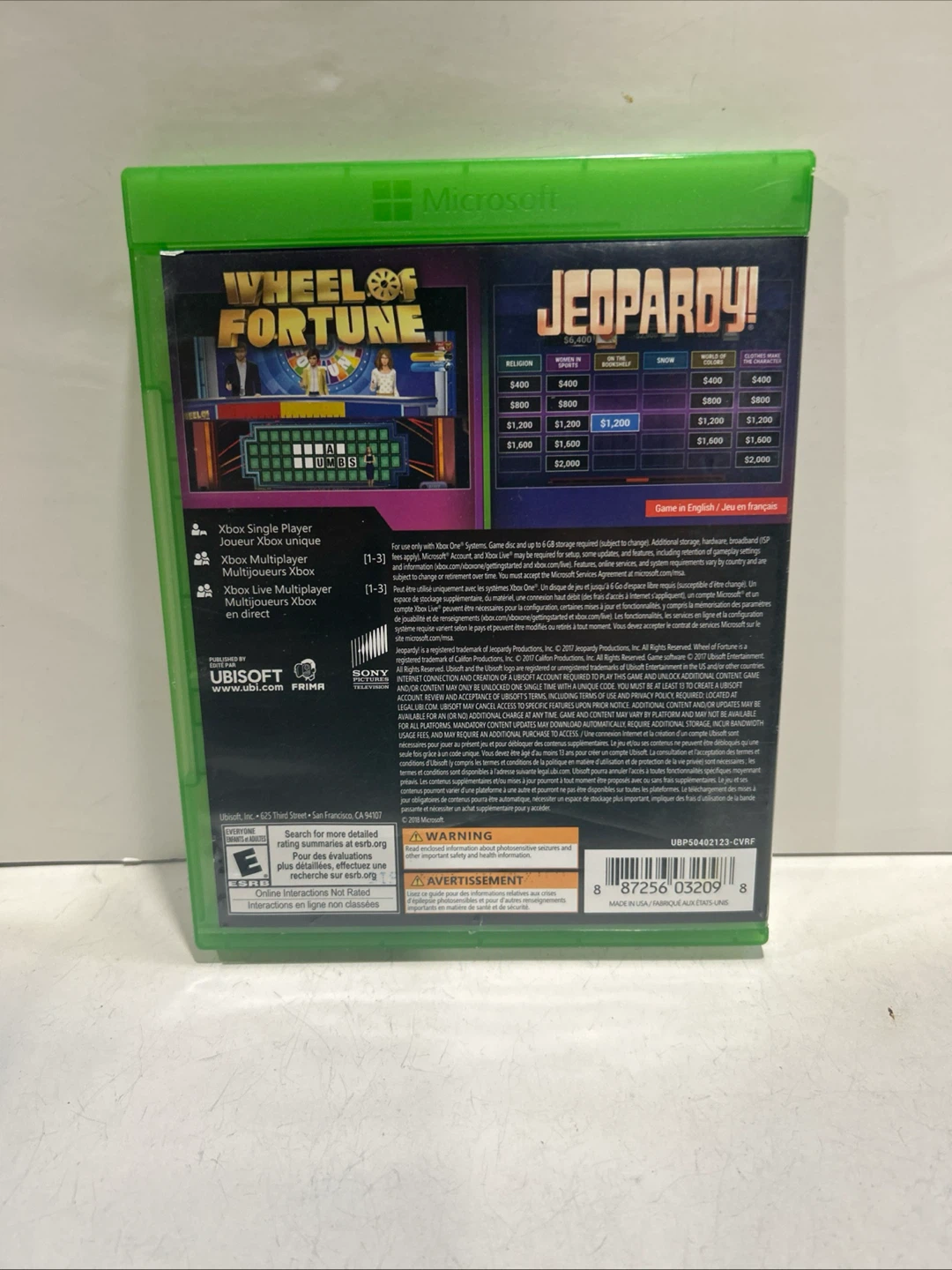 Xbox One Wheel of Fortune & Jeopardy! Game - photo 2