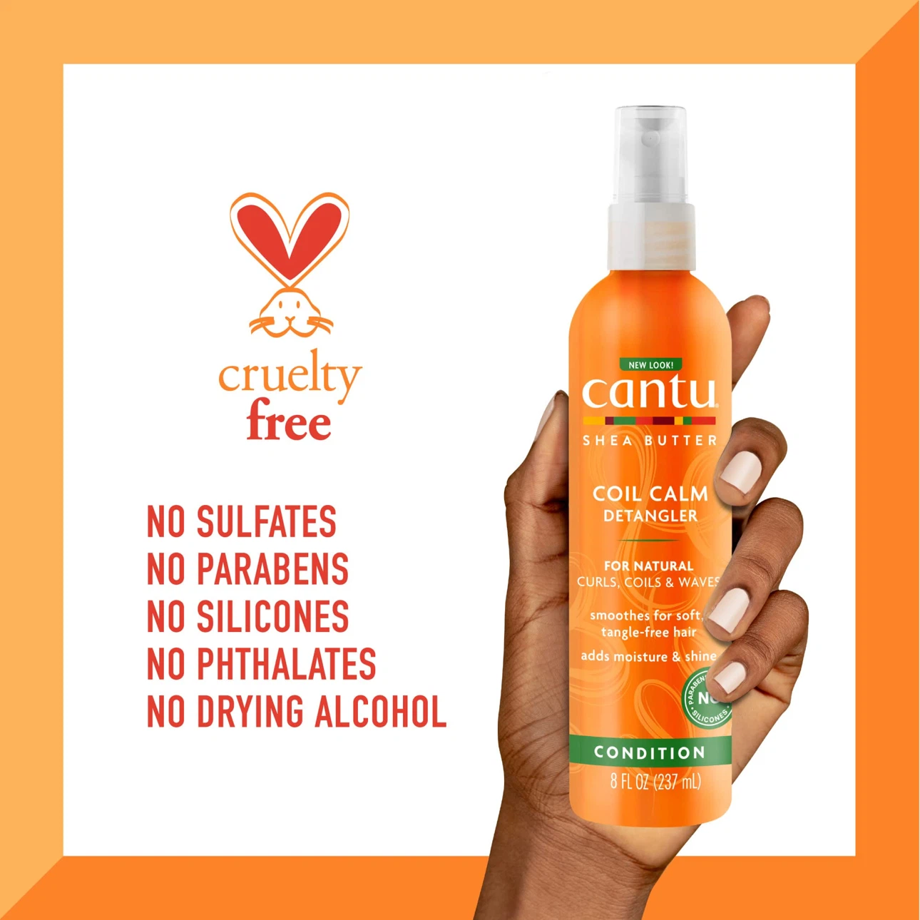 Cantu Shea Butter Coil Calm Detangler 8 fl oz - photo 2