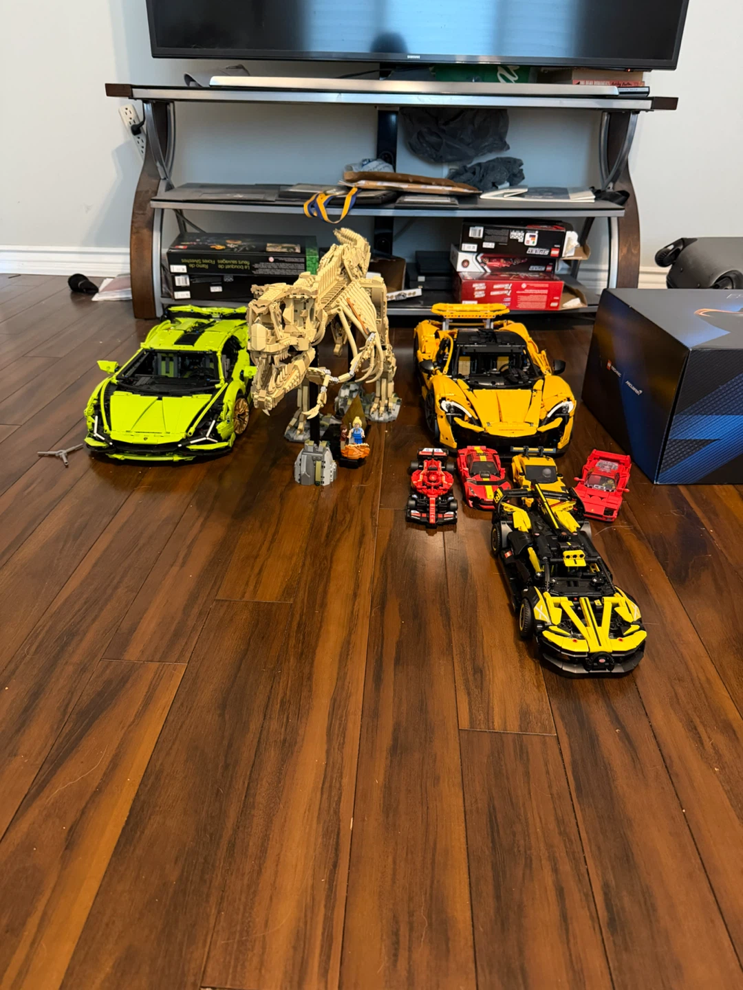LEGO Technic Cars and T-Rex Skeleton Set