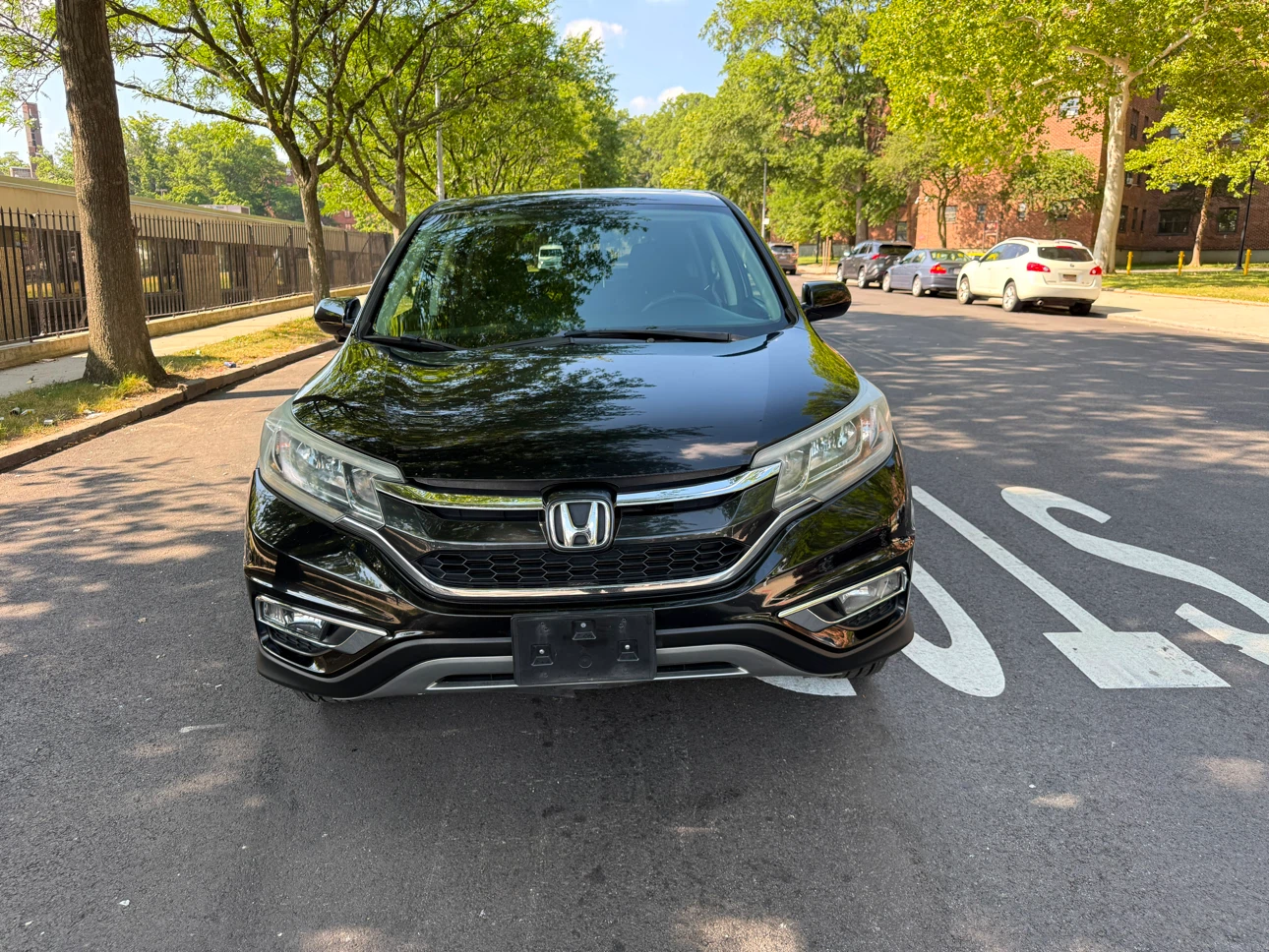 Black Honda CR-V AWD SUV