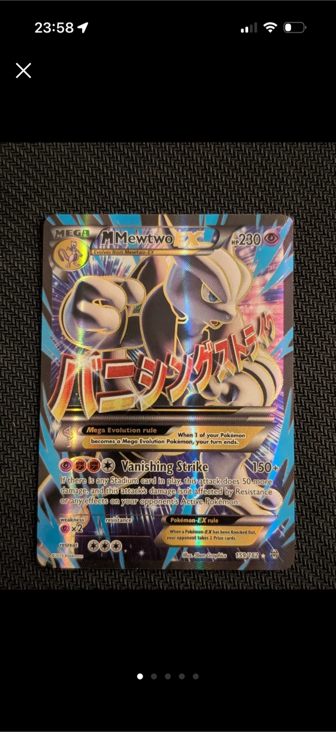 Pokemon Trading Cards - Mega Charizard X EX, Mewtwo EX, Venusaur - photo 2