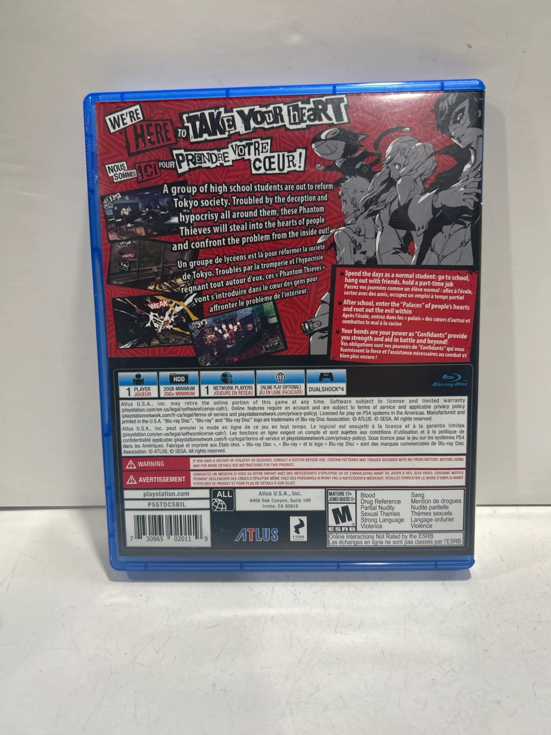 Persona 5 PS4 Game - photo 2