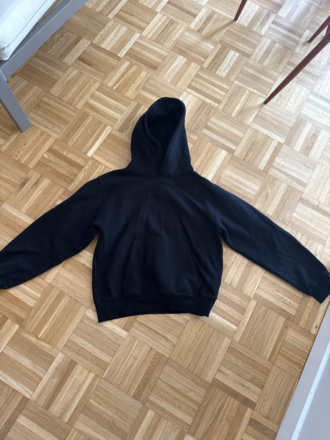 Aritzia Black Sweatfleece Hoodie