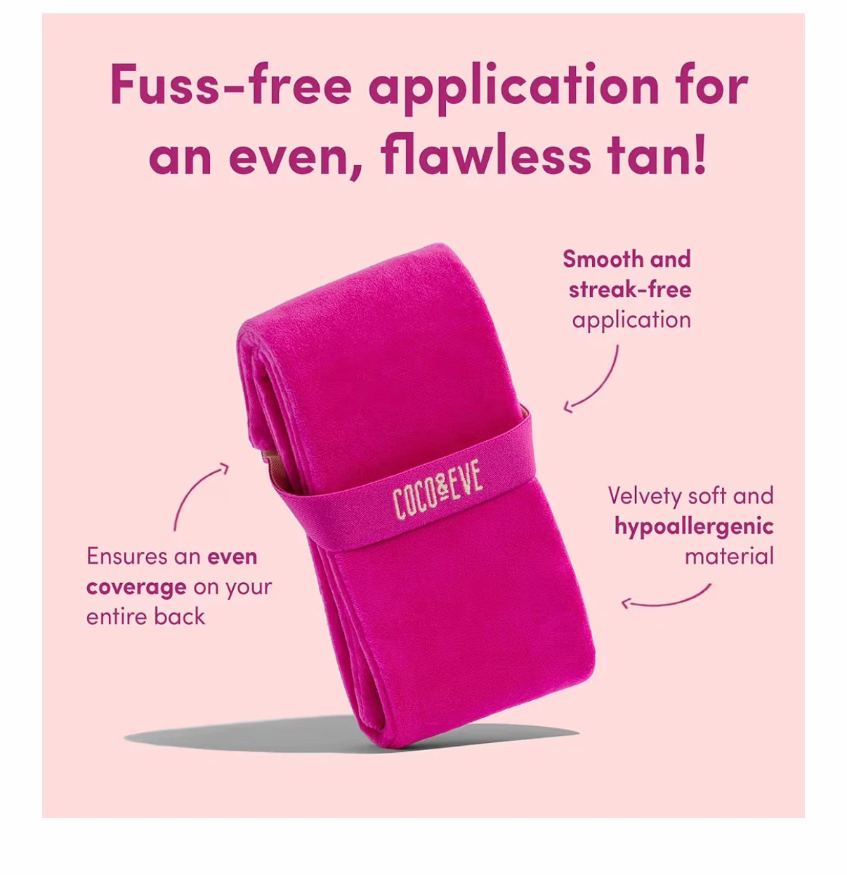 New Coco & Eve Velvet Self Tanning Back Applicator - photo 2