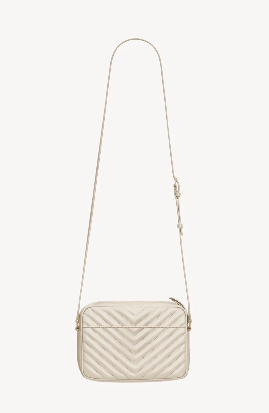 YSL LOU CAMERA BAG IN QUILTED LEATHER WHITE - photo 2