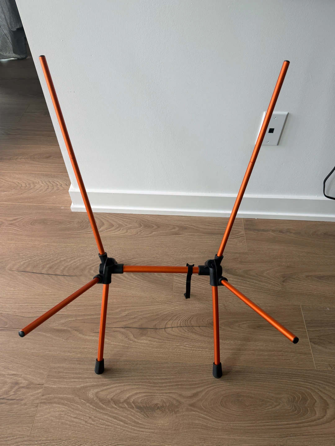 TREKOLOGY Portable Camping Chair - Black & Orange