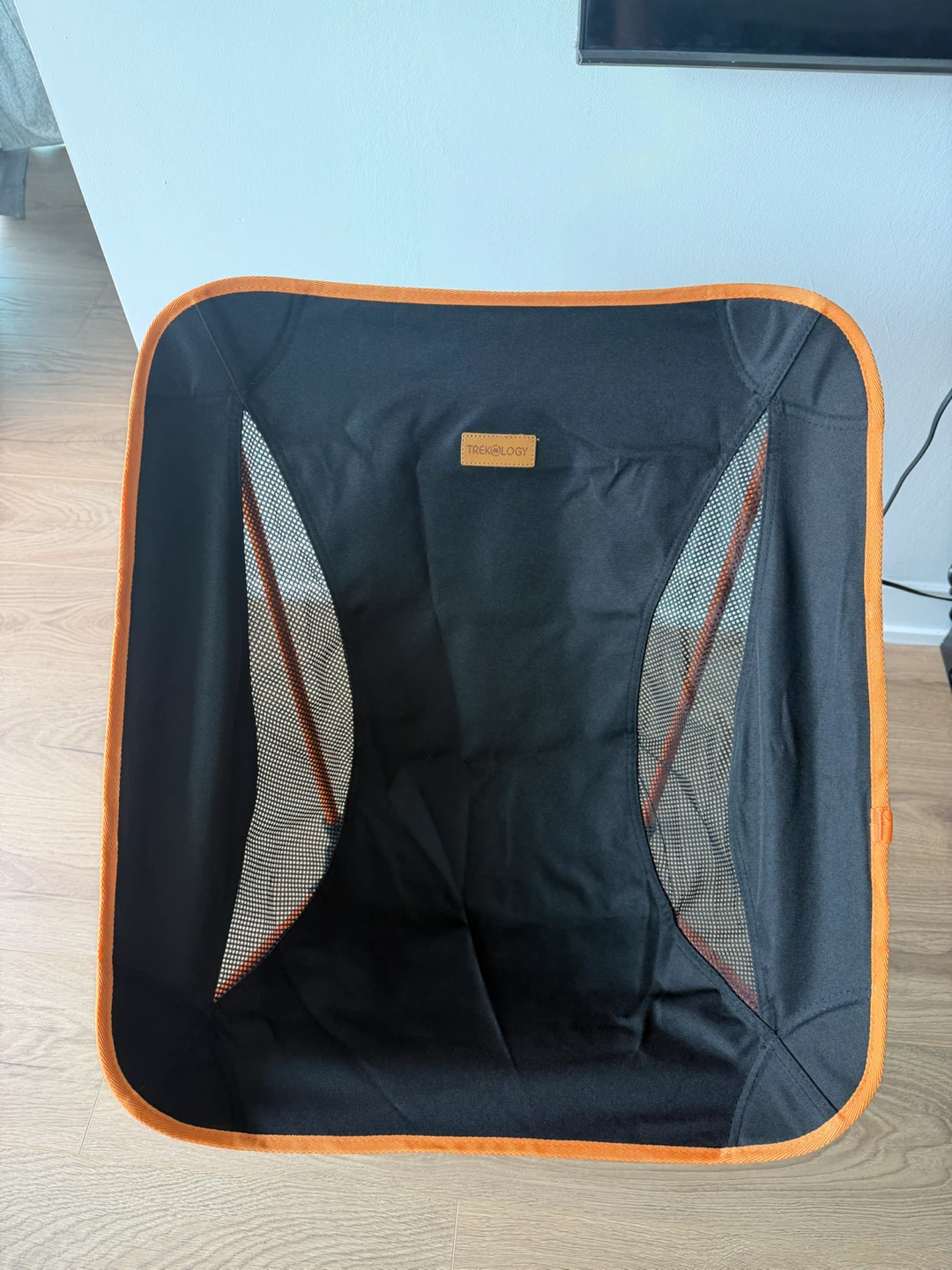 TREKOLOGY Portable Camping Chair - Black & Orange - photo 2