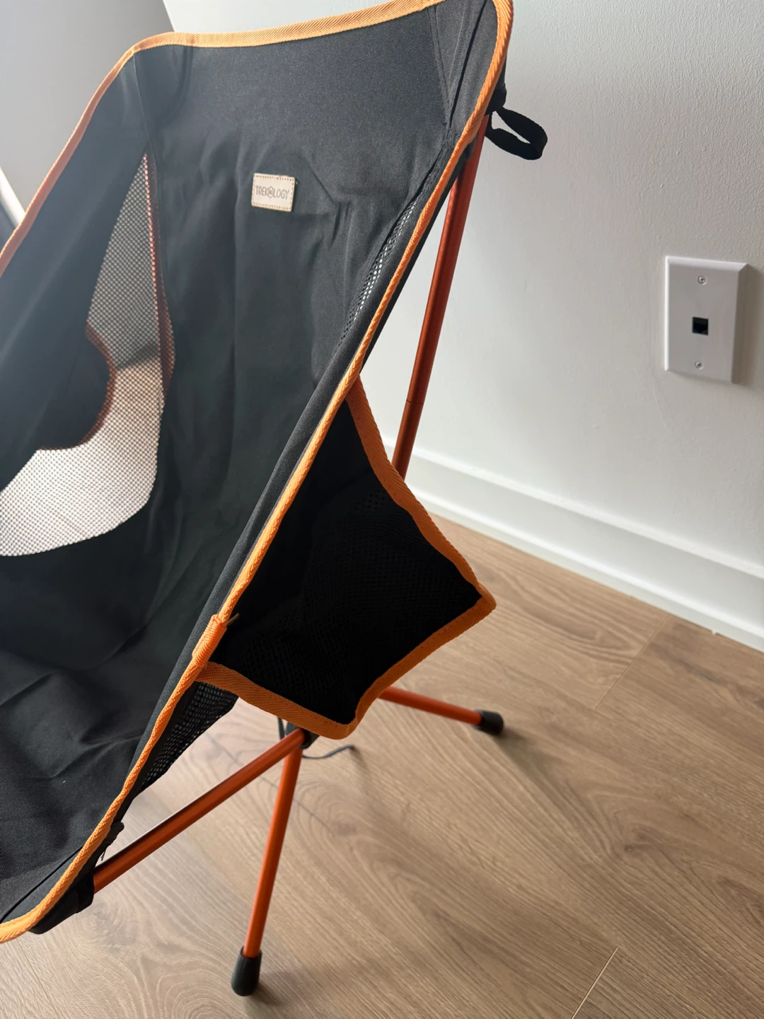 TREKOLOGY Portable Camping Chair - Black & Orange - photo 3