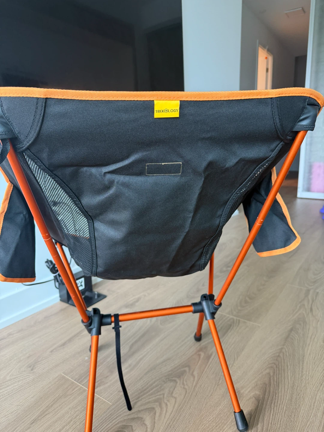 TREKOLOGY Portable Camping Chair - Black & Orange - photo 4