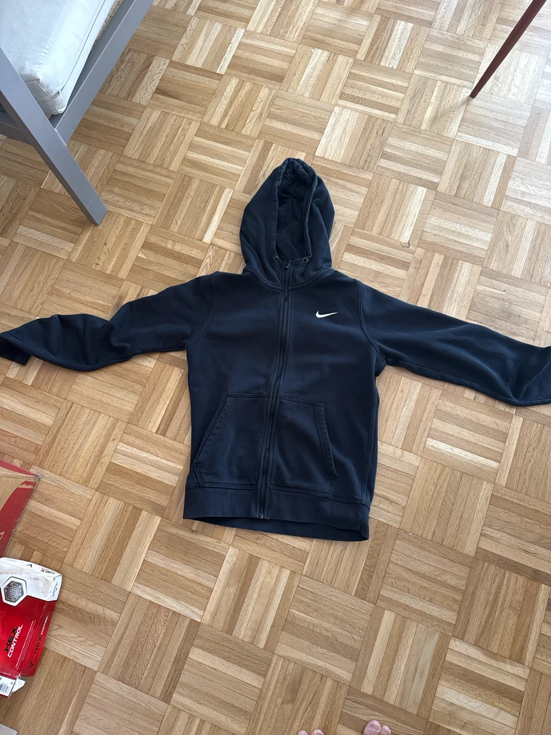 Black Nike Zip-Up Hoodie